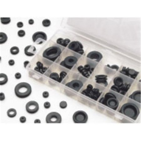 PERFORMANCE TOOL WILMAR WLMW5214 125 Pc Rubber Grommet Hardware Kit WLMW5214